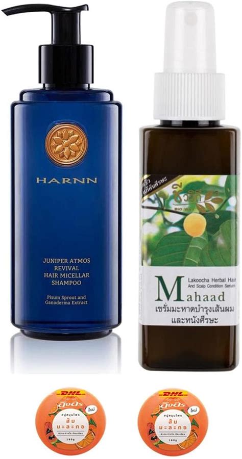 Buy Extra Set Harnn Juniper Atmos Revival Hair MICELLAR Shampoo 250 ML ...