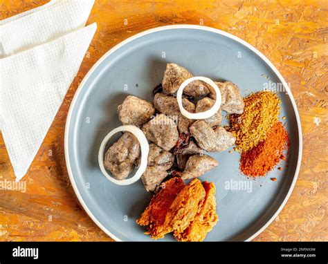 rice. fruits, meat Stock Photo - Alamy