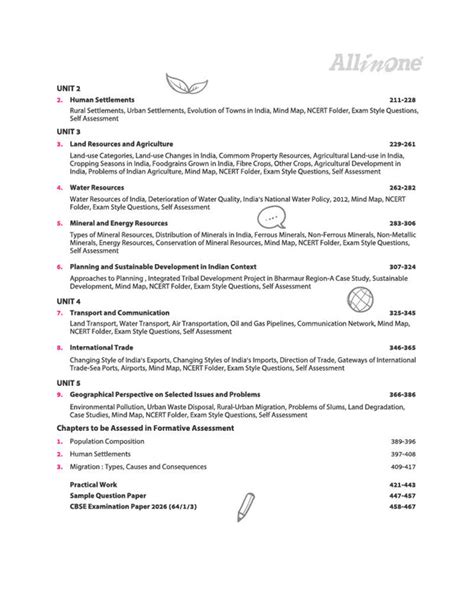 Arihant All in One Geography Class 12 CBSE 2026-27 | CBQs, Mind Maps ...