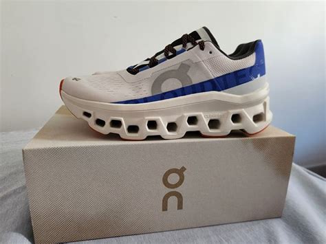 First Copy Shoes On Cloudmonster Frost Cobalt White Blue