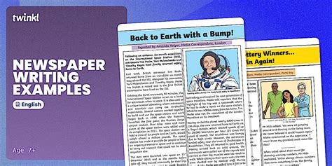 Newspaper Report Examples KS2 - Resource Pack