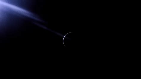 Download wallpaper 1600x900 moon, eclipse, light, rays, space, dark ...