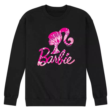 Men's Barbie Logo Tie Dye Fleece Sweatshirt