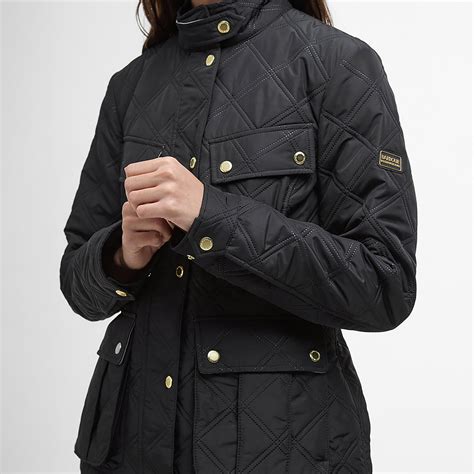 Barbour International Women's Halsey Quilted Jacket - Black | British ...