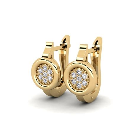 Order Women's Earring Gwyrth Mother in Round cut 0.168 Carat 14ct ...