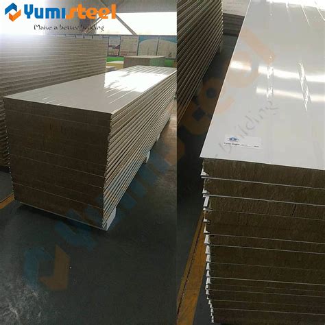 Fireproof Building Materials Flat Insulated Wall Sandwich Panels ...