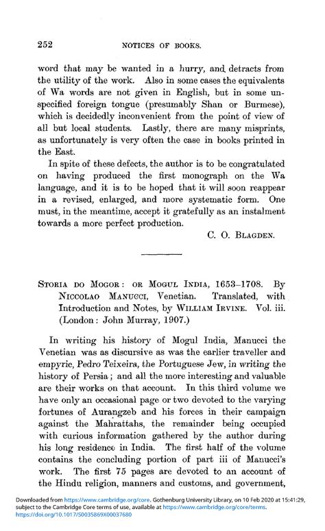 Storia~1 - Reading - 2 5 2 NOTICES OF BOOKS. word that may be wanted in ...