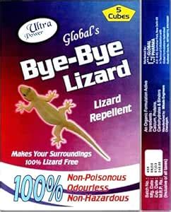 Global Pharma Bye-Bye Lizard Repellent Cubes for Home and Office ...