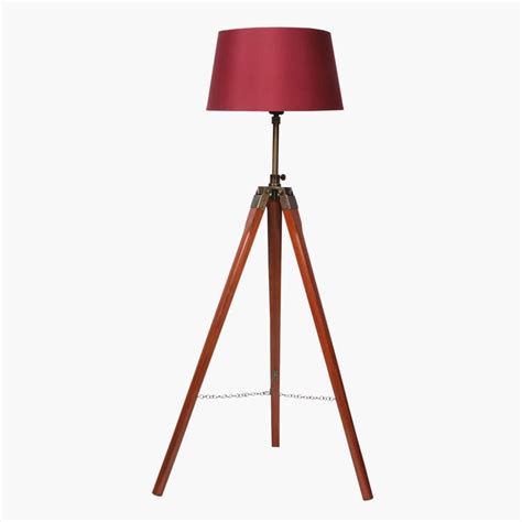 Buy HOMESAKE Wooden Floor Lamp from Homesake at just INR 3998.0