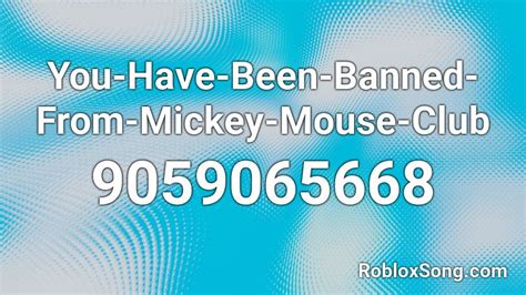 Image result for Mickey Mouse Roblox ID Code