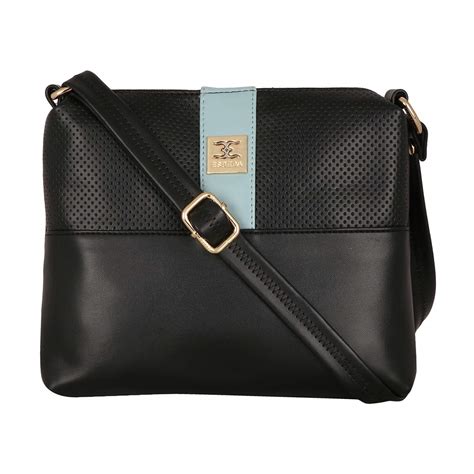 ESBEDA Two Contrasting Colors Western Sling Bag For Women -10099, Black ...