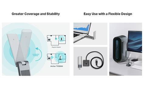 Tp-Link Archer Tx50Uh Ax3000 High Gain Wireless USB Adapter | 3000 Mbps ...