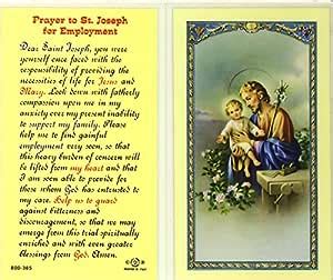StealStreet SS-Wjh-E24-637 Prayer to Saint Joseph for Employment Holy ...