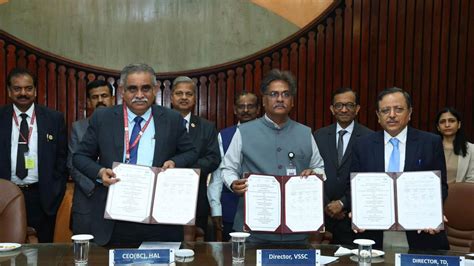 HAL Signs SSLV Technology Transfer Agreement with ISRO, IN-SPACe & NSIL