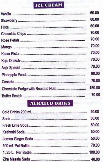 Menu at R-Steam Hot (AC), Mumbai, Shop No. 4