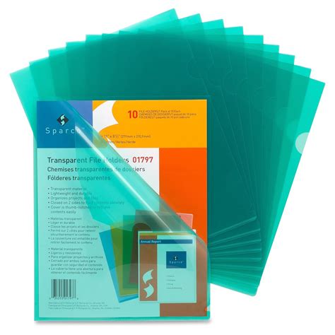 Sparco Products Transparent File Holder : Amazon.in: Office Products