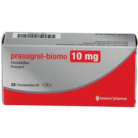 prasugrel-biomo® 10 mg 28 St mit dem E-Rezept kaufen - Shop Apotheke - prasugrel 10 mg