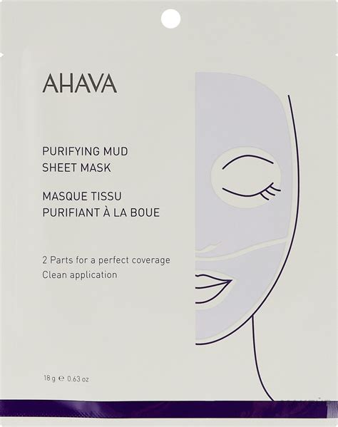 Purifying Facial Sheet Mask Ahava Purifying Mud Sheet Mask | Makeup.ae