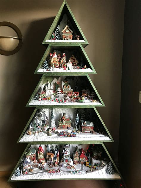 How To Build A Christmas Village Tree at William Oller blog