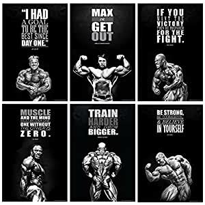 SWASUM Motivational and Inspirational Wall Posters (Workout Quotes, Gym ...