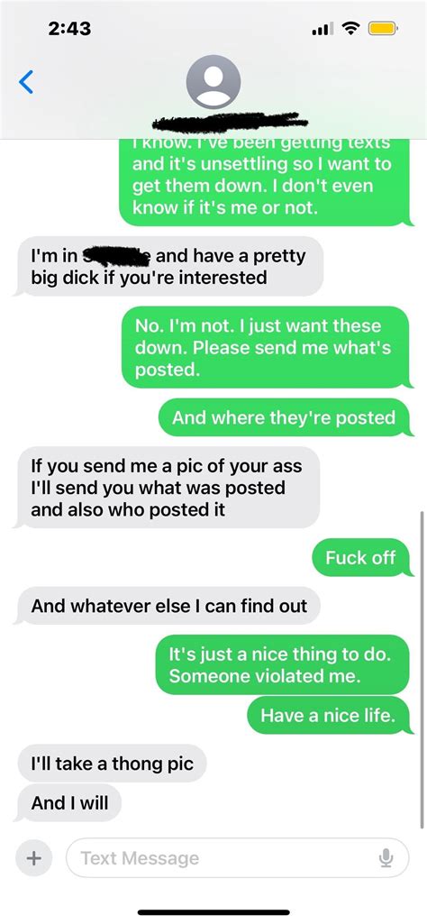 Neighbor’s BOYFRIEND contacted me, lied to me about pornographic pictures and videos of me being ...