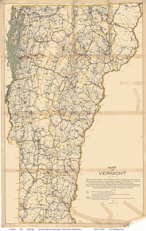 Map Of Vermont