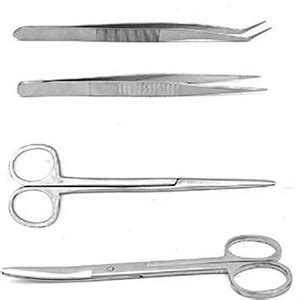 mediwave Surgical Instrument scissor Set of 4 Pc Utility Forceps Price ...