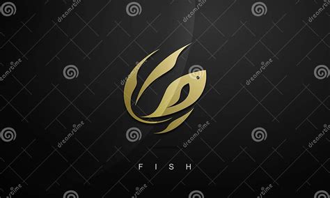 鱼商标 库存例证. 插画 包括有 黑暗, 设计, 背包, 典雅, 徽标 - 119113708