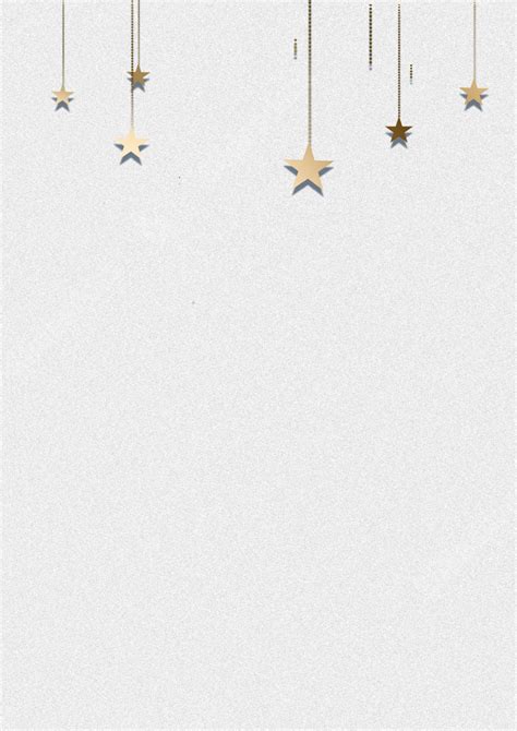Stars Made Of Delicate Gray Metal Page Border Background Word Template ...