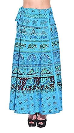 Buy Kamngari Paridhan Cotton Women wrap Around Skirt kd081 at Amazon.in