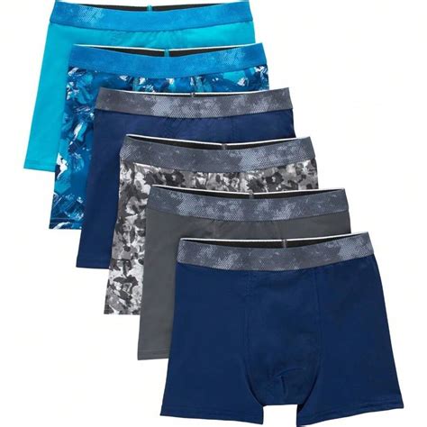 Boys' Big Performance Tween Boxer Brief Pack, X-Temp Mesh Stretch ...