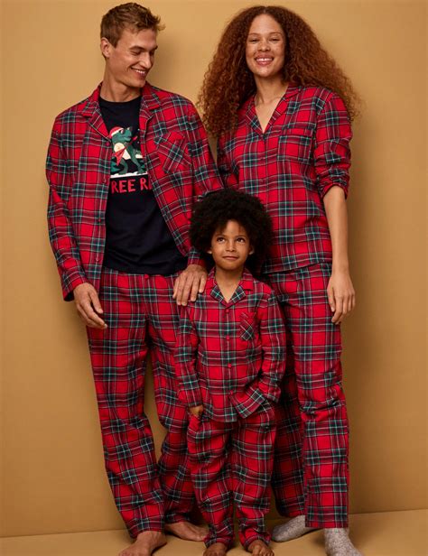 Red Christmas Family Pyjamas | M&S