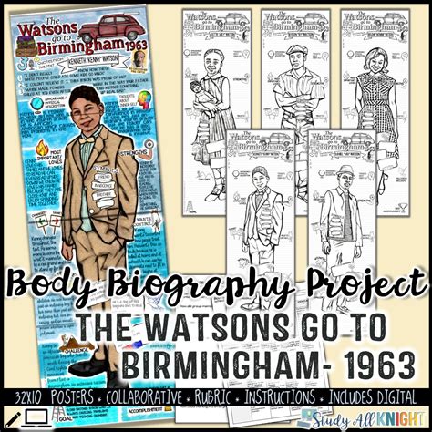 The Watsons Go To Birmingham -1963, Body Biography Project ...
