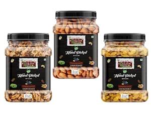 English Nuts Dry Fruits Combo Pack Of Almonds Walnuts Raisins 600g ...