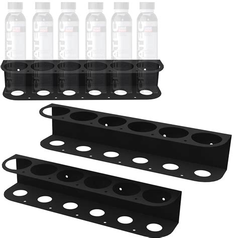 Gijok Steel Spray Bottle Holder | Storage Rack with Hardware | Bottle ...