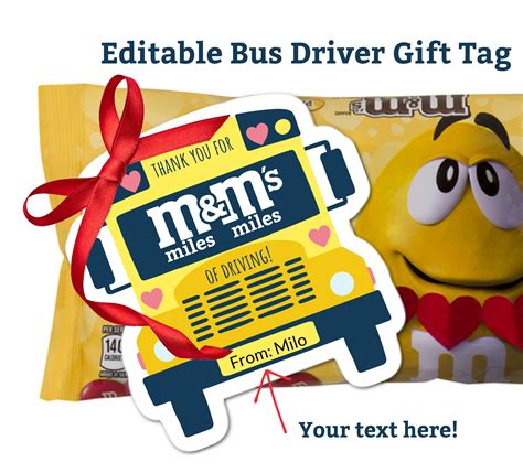 Bus Driver Appreciation/ Bus Driver Valentine/ Thank You Note for Bus ...