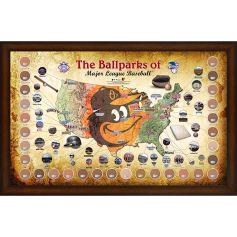 Lids Baltimore Orioles Fanatics Authentic Framed 20" x 32" MLB Parks ...