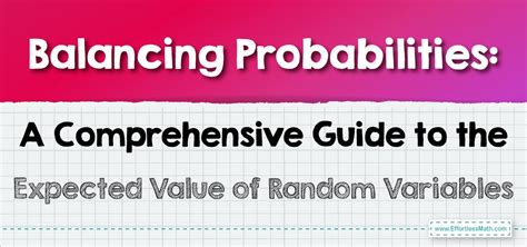 Image result for Expected Value of Random Variables