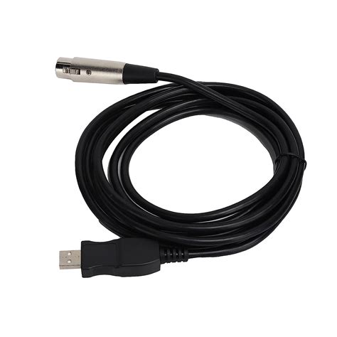 167 Mic Converter Cable, Plug and Play 3 Meters USB To XLR Adapter ...