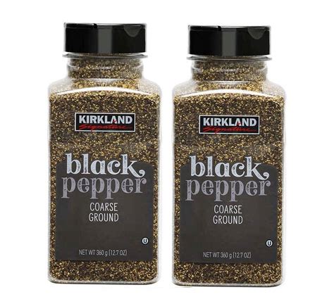 Kirkland Signature Coarse Ground Black Pepper, 12.7 oz 2PK - Walmart.com