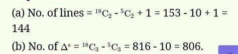2. Out of 25 points in a plane, no three are in a straight line except ...