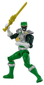 Power Rangers Dino Super Charge 5 Dino Drive Green Ranger Action Figure ...