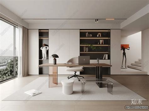 Study and Work Space – 3D Models – 3D Interior Scene – 187 – 3DSky ...