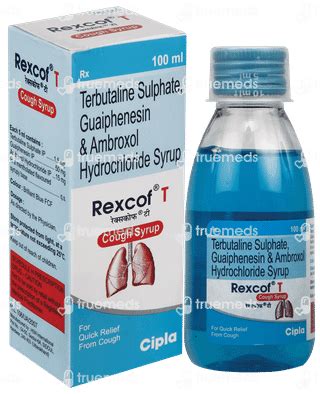 Rexcof T Syrup 100ml - Uses, Side Effects, Dosage, Price | Truemeds