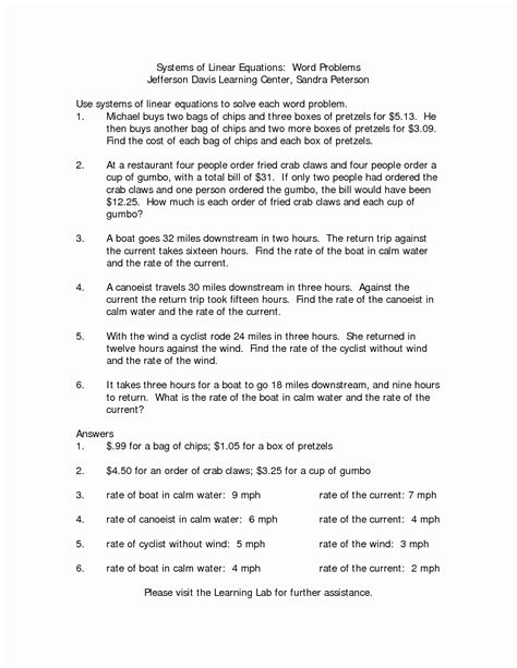 Image result for Linear Word Problems Explain