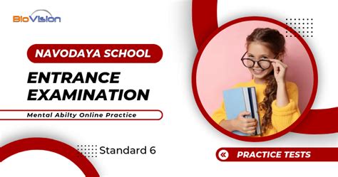 Navodaya School Entrance Examination - Practice Tests - Set 96 - Mental ...