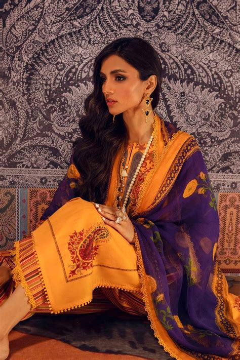 Sana Safinaz Mahay Summer Collection 2021 – H211-012B-AI – YourLibaas