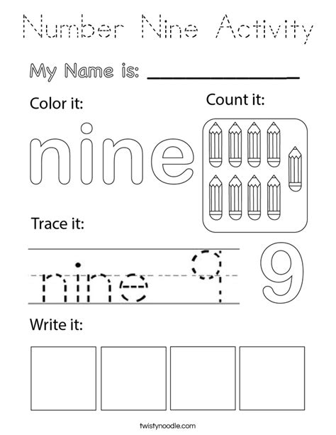 Image result for Color Nine Objects Activity