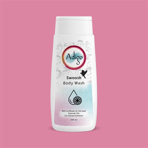 Use Adigo Swoosh Body Wash every day.