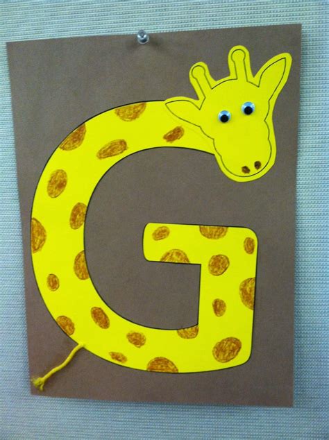 Letter G Arts And Crafts